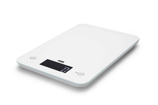 [57662499] ADE BALANCE 5KG-1GR SLIM BLANCHE KE927MENAGE RECUPEL + BEBAT INCLUS