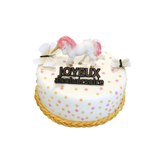 [08075936] KIT DECOR GATEAU LICORNE