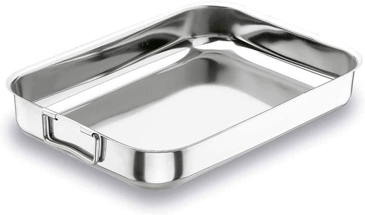 [57661724] LACOR LICHTGEWICHT ROESTVRIJSTALEN BRAADSCHAAL 40X28XH5.6CM