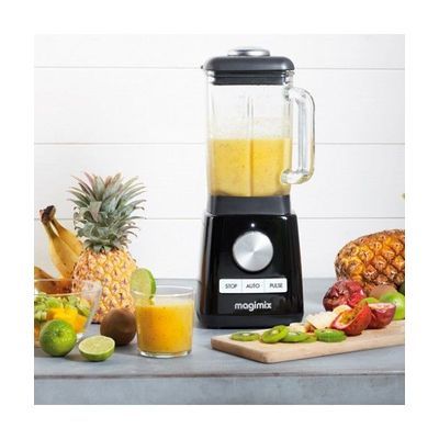 [62250158] MAGIMIX BLENDER POWER "4" 1,8L 1300W GELAKT ZWART