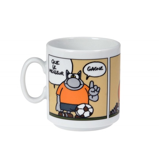 [60231006] LE CHAT MUG STRIP COLOR QUE LE MEILLEUR 30CL P.GELUCK