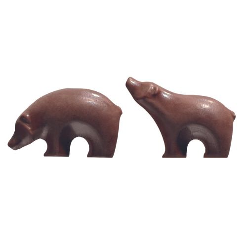 [08056261] 087139 PCB LITTLE BEARS CN ON THE ICE FLOE 2 DESIGNS 4X2.95 - 4X2.4 CM 66PCS ***S/CDE***