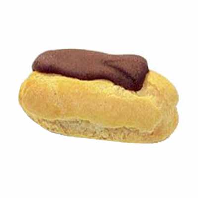 [02040329] A18 GEVULDE MINI-ECLAIR 144 X 18GR = DOOS