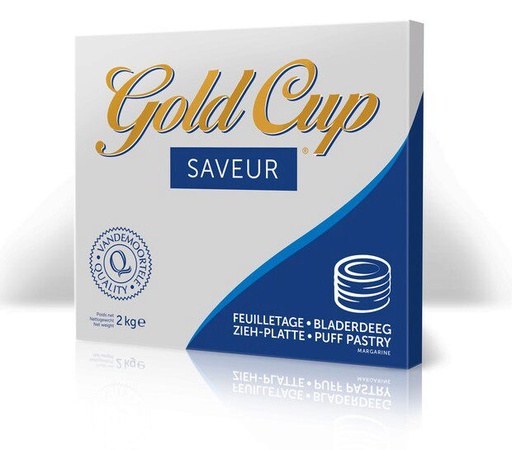 [05070041] VAMIX GOLD CUP MARGARINE FLAVOUR PUFF PASTRY SHEET 6 X 2 KG