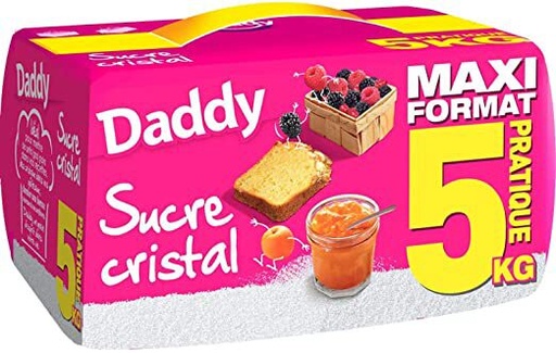 [05101062] GEKRISTALLISEERDE SUIKER 5KG = ZAKJE