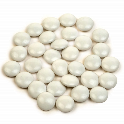[70410371] VANPARYS DRAGEE-CONFETTI WITTE CHOCOLADE GLANZEND 1KG