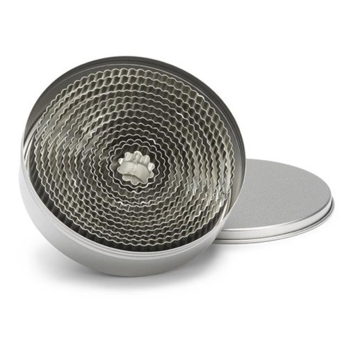 [60250838] PATISSE SET 14 EMPORTE PCES CANNELES INOX- MENAGER