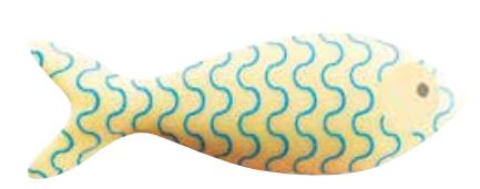 [08057001] 061156 PCB SARDINES CB EN BANDE 3 DESIGNS 6X2 CM 112PCES ***S/CD***