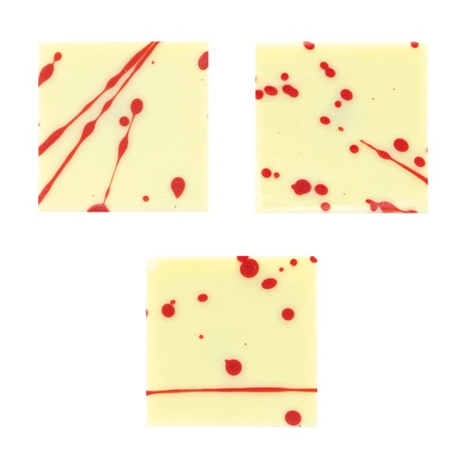 [08080547] 32096 VIERKANTJE ROOD GESPRITST 220 STUKKEN = DOOS