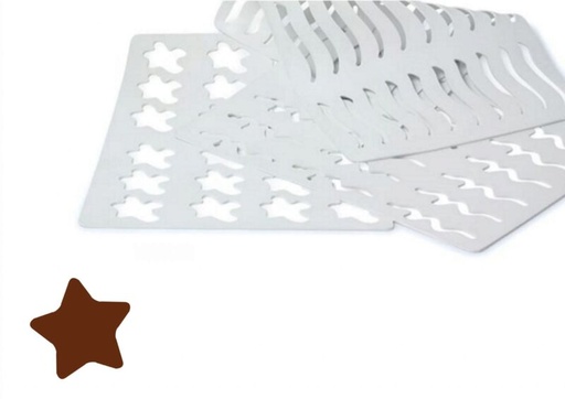 [54418776] SILICONE BROODVORM DECOR STER H26/H32=STUK