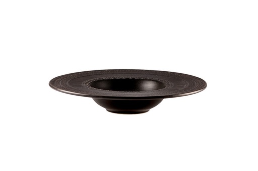 [60251704] LE COQ SKALISTOS NOIR  ASSIETTE PÂTES 23CM BASSIN 11XH4CM STONEWARE - LSKA034NE006230