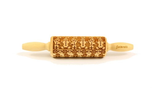 [57658732] FOLKROLL ROULEAU BOIS JUNIOR 23CM "GINGERBREAD"