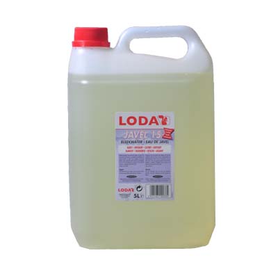 [20020050] JAVEL BLEEKMIDDEL 15° INDUSTRIE 5 LITER = VAT