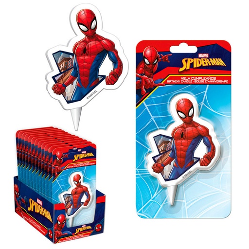 [08041713] BOUGIE SPIDERMAN 2D