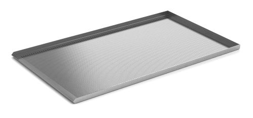 [51311261] ALUMINIUM PLAAT 60X80CM GEFERFOREERD TEFLON 3 RANDEN OP 90° H23MM DIKTE 1,5MM=STUK