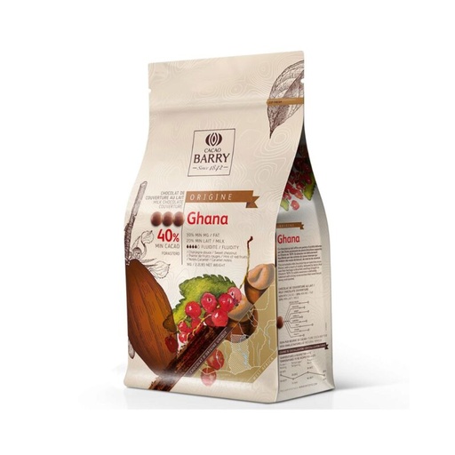 [03070522] CALLEBAUT CHM-L1SIGHA-E1-U68 (EX BARRY CHM-P40GHA-E1-U68) GHANA LAIT 40% CALLETS 1KG 