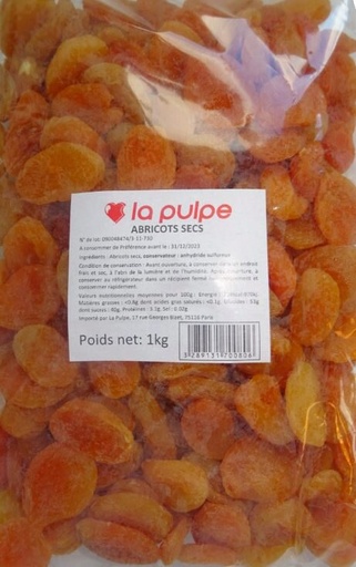 [05100536] HELE GEDROOGDE ABRIKOZEN PRUNILLE 1 KG = ZAKJE