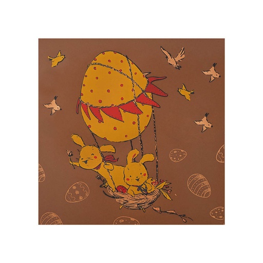 [08058297] 088177 PCB HOT AIR BALLOON PRINTED SHEETS FOR SQUARE CARDS AND BAGS 24PCS ***ON ORDER***