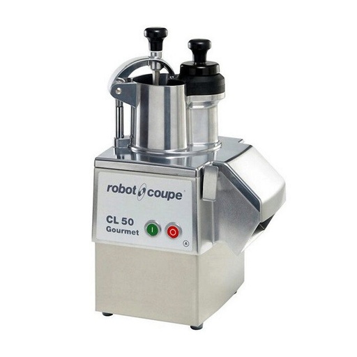 [62250210] ROBOT COUPE CL50 GOURMET VEGETABLE CUTTER 500W-375RPM-230V/1-METAL MOTOR BLOCK-WITHOUT DISCS