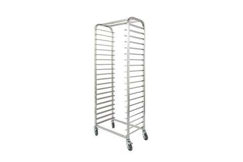 [55500284] 20-TIER PASTRY LADDER 40 X 60 INLET 60 STAINLESS STEEL - SPACING BETWEEN LEVELS 8CM