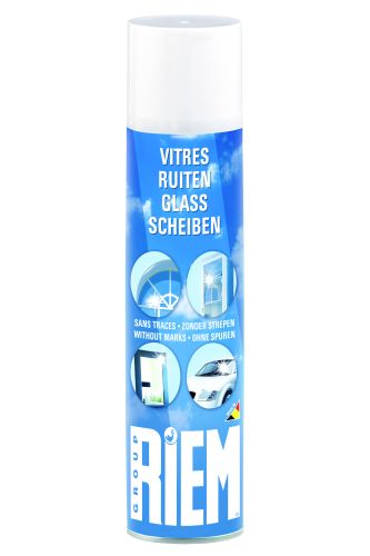 [55091067] RIEM GLASS SPRAY 400ML REINIGT GLAZEN AANRECHTEN