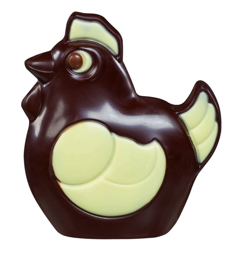 [13030388] HOL VERSIERDE KIP VAN PURE CHOCOLADE 4 X 110GR
