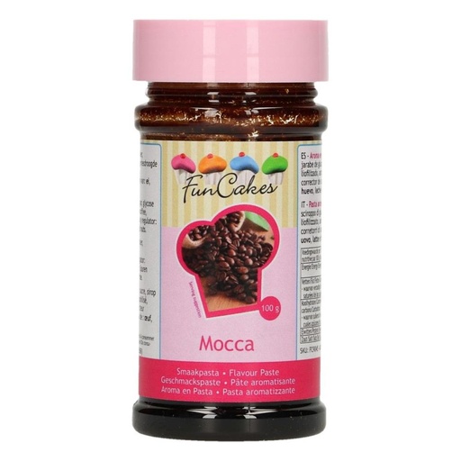 [08053351] FUNCAKES SMAAKPASTA MOKKA 100G =POT