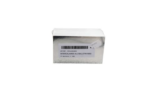 [25011500] ALUPAPIERTJES 500GFT 85X145MM/MIL