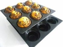[51201124] MUFFINVORM CBP PLAAT 3X3 POLYMEER