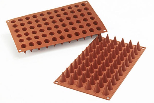 [70408277] SILIKOMART SF131 MOULE 66 CONES Ø18 HT 30MM 30ML ANTI-ADHESIF GN1/3 -50° À 250°