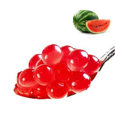 [25101213] BLACK COFFEE FRUITPARELS 3,4KG WATERMELOEN SMAAK VOOR BUBBLE THEE