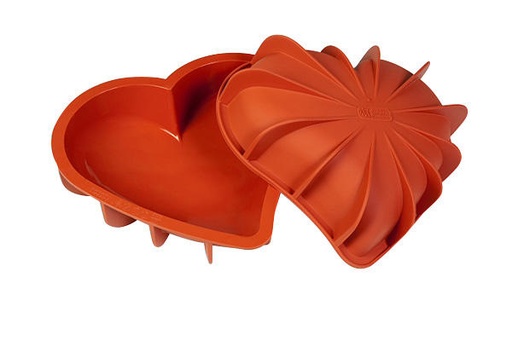[70408136] SILIKOMART SFT211 MOULE GATEAU COEUR 205X186 HT  54MM 1100ML UNIFLEX