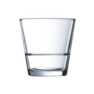 [57657987] ARCOROC VERRE STACK UP FB 26.5CL EMPILABLE"TREMPÉ"