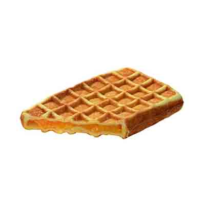 [02040332] ❄️VAMIX A22 WAFFLE FILLED WITH APRICOTS 7X8CM BAKED 48X80GR