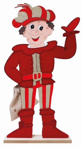 [60700539] PERE SUIE DEBOUT SUR SOCLE BOIS 700MM