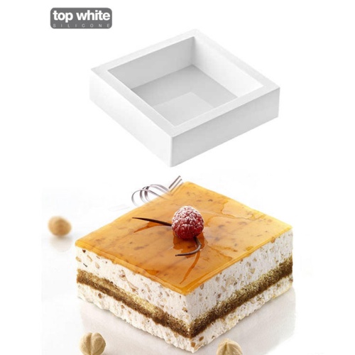 [51661116] VIERKANT VORM IN SILICONE INDIVIDUEEL TORTAFLEX 160X160 H50MM VOL 1273ML