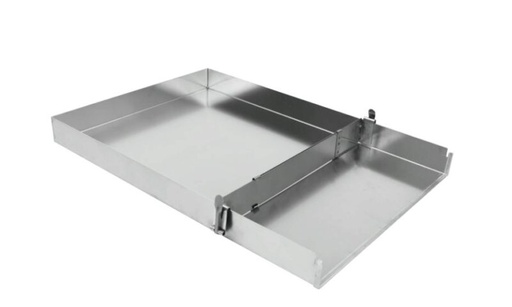 [51701032] UITTREKBARE ROESTVRIJSTALEN VERDELER (VAN 34 CM TOT 61 CM) VOOR ROESTVRIJSTALEN FRAME