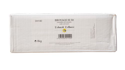 [03030720] BROYAGE MET AMANDEL 50% SI50 DH140 DEHAECK 8KG = KG