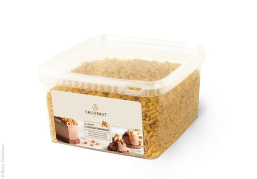 [08100015] CALLEBAUT CHF-BS-9CAR-E4-07B (EX MONA LISA CHF-BS-22274E4-07B) BLOSSOMS COPEAUX CARAMEL1KG