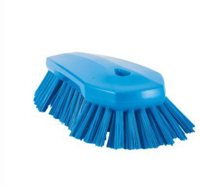 [50261042] VIKAN 38903 BROSSE RECURER MAIN DUR POLYESTER BLEU  20CMX6X7CM
