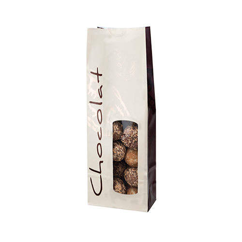 [62220069] BOITE DE 50 SACHETS VANILLE"CHOCOLAT" + FENETRE  80X50X240MM 50 PCES