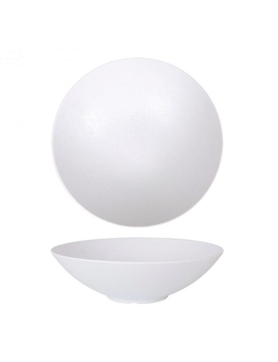 [60251741] +ARIZONA ASSIETTE COUPE MELAMINE BLANCHE 27XH5CM