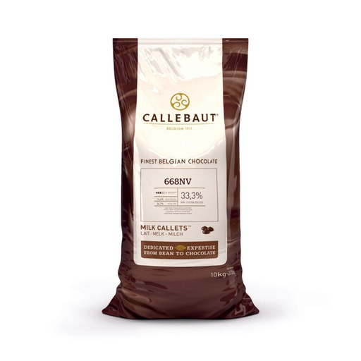 [03070127] CALLEBAUT 668NV-01B AU LAIT 34% CALLETS 10KG 