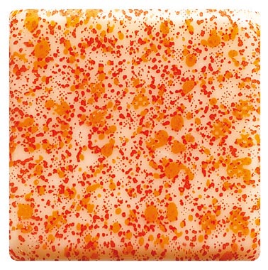 [08057214] PCB Squares WC Gespikkeld rood 3 cm 280pces ***s/cd***