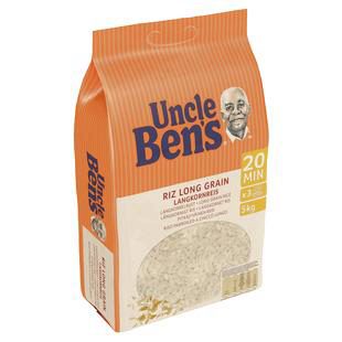 [05100107] LANGKORRELIGE RIJSTTRADITIE 5KG UNCLE BEN'S = DOOS
