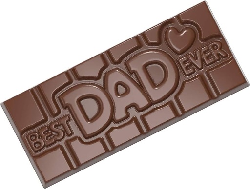 [70409468] MOULE À CHOCOLAT TABLETTE BEST DAD EVER CW12017 1X4 -- 45GR
