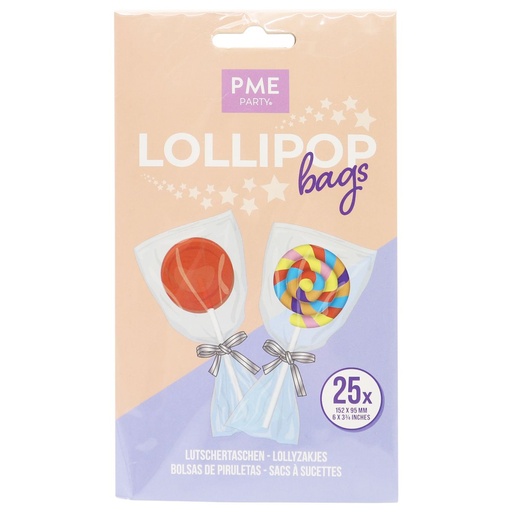 [08053650] PME KIT SACHET SUCETTE 152X95MM + ATTACHE 25 + 25 PIECES