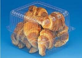 [41802299] TOUTIPACK VIERKANT PATISS DOOS 255X250X50MM CHARNIER DEKSEL ZONDER LUCHTVERVERSING 150 STUKKEN=DOOS