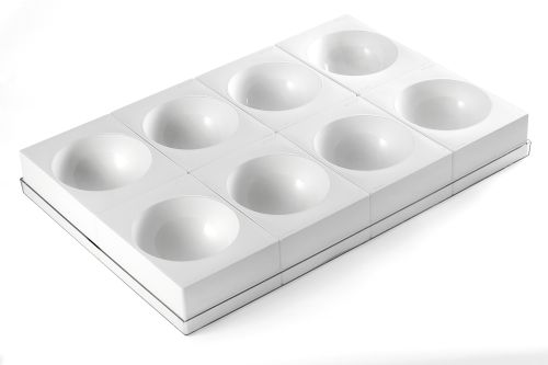 [51657331] SILIKOMART SET DEMI-SPHERES EN SILICONE ZUCCOTTO Ø135 HT 67,5MM VOLUME 8 X 654ML