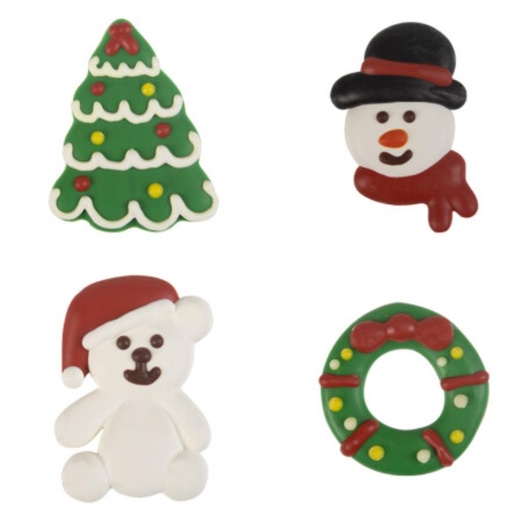 [08031606] 14488 KERSTASSORTIMENT 3 X 4 CM 60 STUKKEN = DOOS
